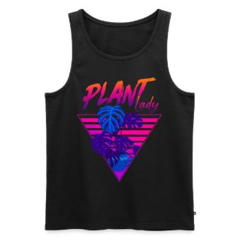 Plant Lover Gardening Mom Monstera - Männer Premium Bio Tank Top - Schwarz - Vorne - Michal (187cm)