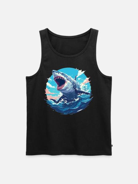 Sharks Shark - Men's Premium Organic Tank Top - black