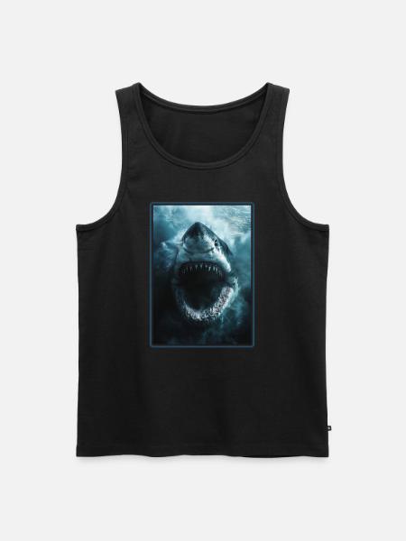 Requins Requin - Débardeur bio Premium Homme - noir