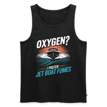 Sauerstoff? Ich Bevorzuge Jetboot-Abgase Für - Männer Premium Bio Tank Top - Schwarz - Vorne - AI Model Male 178 light (178cm)