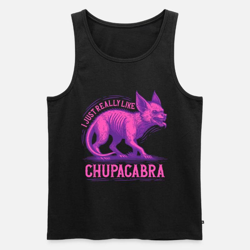 Chupacabra Kryptid Kryptozoologie - Männer Premium Bio Tank Top - Schwarz