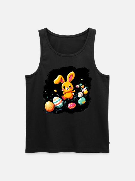 Easter Bunny - Men's Premium Organic Tank Top - black