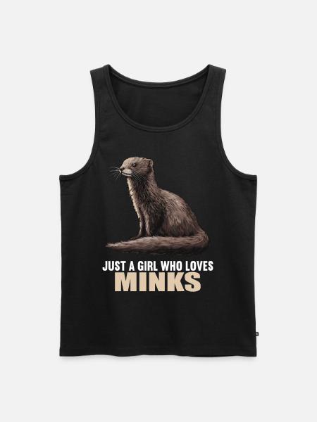 Mink Mink - Men's Premium Organic Tank Top - black