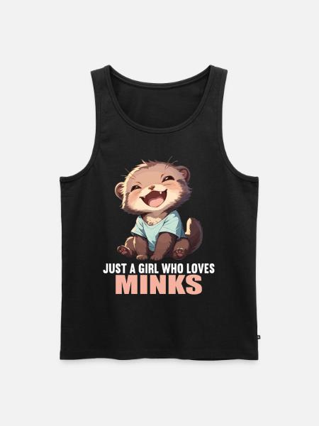 Mink Mink - Men's Premium Organic Tank Top - black