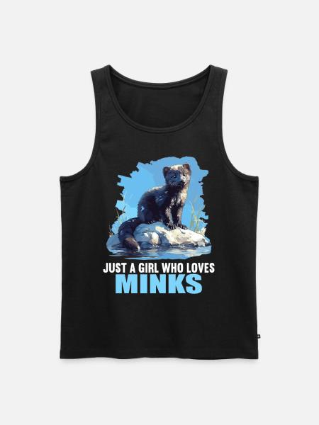 Nerze Nerz - Männer Premium Bio Tank Top - Schwarz
