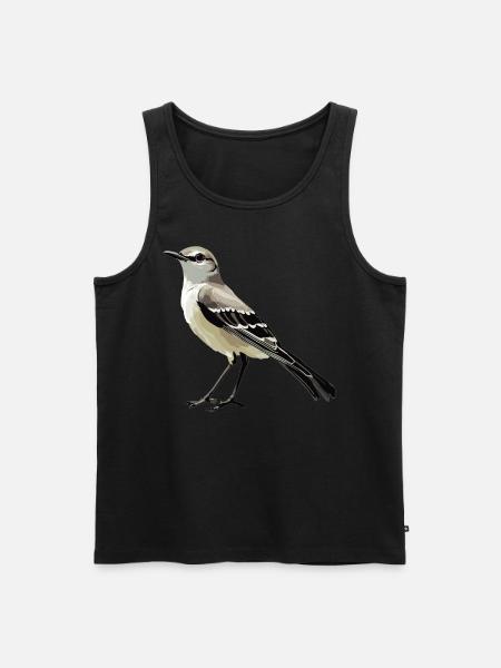Oiseaux moqueurs Oiseaux moqueurs - Débardeur bio Premium Homme - noir