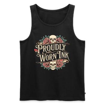 Tattoo Studio Tattoo Artist Tattoo Ideen - Männer Premium Bio Tank Top - Schwarz - Vorne - AI Model Male 178 light (178cm)