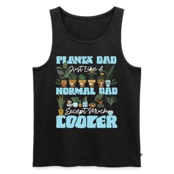Plant Lover Gardening Dad Plants - Männer Premium Bio Tank Top - Schwarz - Vorne - Michal (187cm)