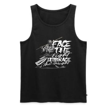 Kendo Japanische Kampfsportarten - Männer Premium Bio Tank Top - Schwarz - Vorne - AI Model Male 178 light (178cm)