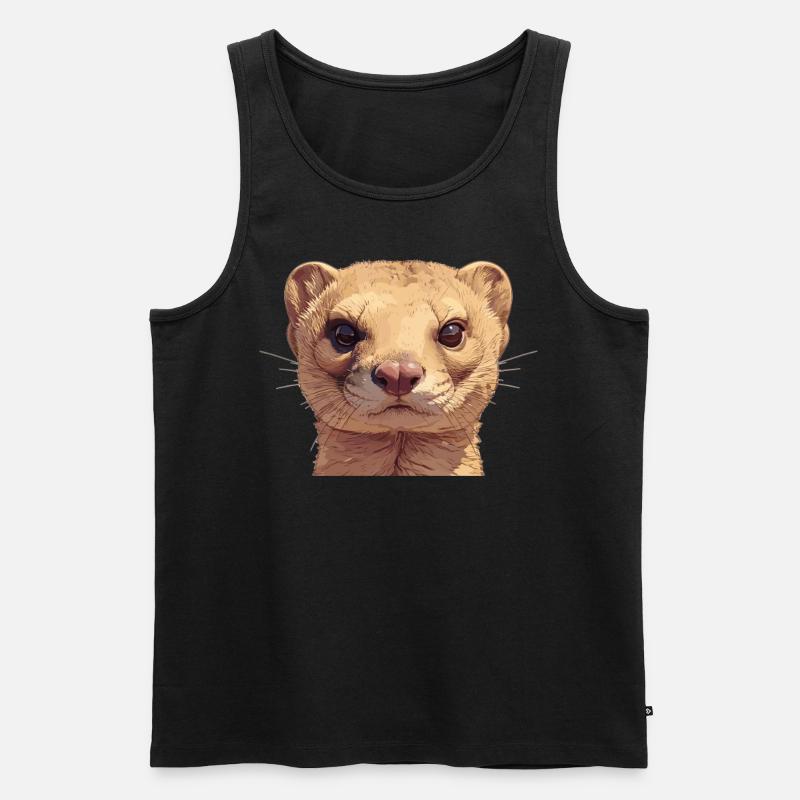 Mungos Mungo - Männer Premium Bio Tank Top - Schwarz