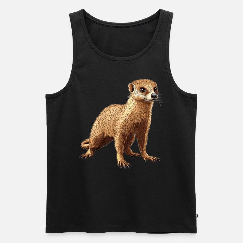 Mungos Mungo - Männer Premium Bio Tank Top - Schwarz