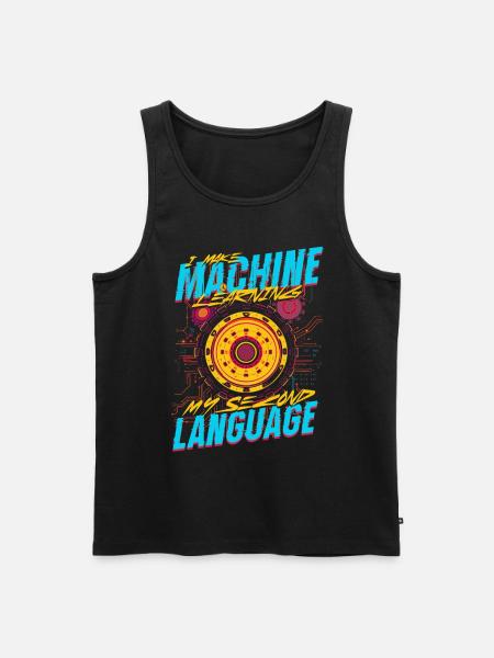 Computerlinguist - Männer Premium Bio Tank Top - Schwarz