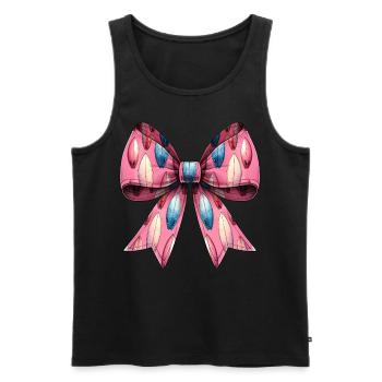 Coquette Bogen Surfen Mütter Tag Surfboarder - Männer Premium Bio Tank Top - Schwarz - Vorne - Michal (187cm)