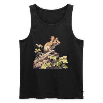 Mice Mouse - Men's Premium Organic Tank Top - black - Front - AI Model Male 178 light (178cm)