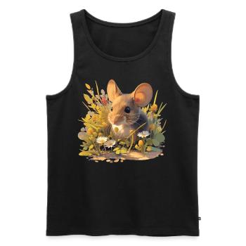Mice Mouse - Men's Premium Organic Tank Top - black - Front - AI Model Male 178 light (178cm)