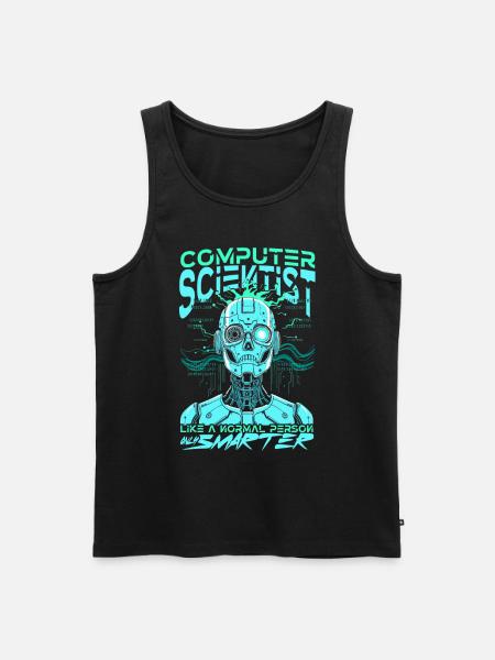 Informatiker - Männer Premium Bio Tank Top - Schwarz