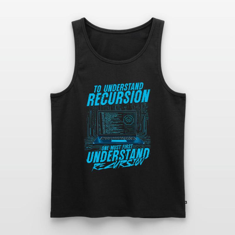Computer Scientist Recursion Men's Premium Organic Tank Top