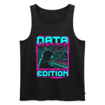 Data Whisperer Bioinformatics Edition - Männer Premium Bio Tank Top - Schwarz - Vorne - Michal (187cm)