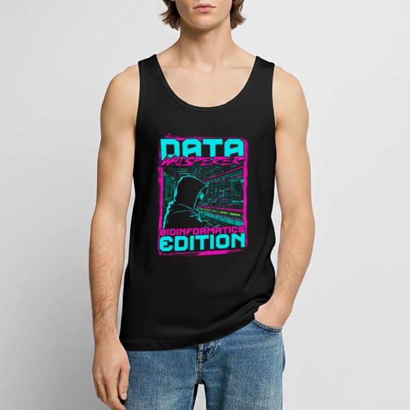 Data Whisperer Bioinformatics Edition Men's Premium Organic Tank Top