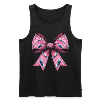 Coquette Loop Swimming Swimmers Swimming - Men's Premium Organic Tank Top - black - Front - AI Model Male 178 light (178cm)