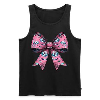 Coquette Bow Snorkeling Snorkel Fête des Mères - Débardeur bio Premium Homme - noir - Devant - Michal (187cm)