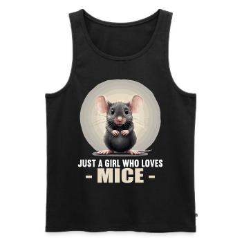 Mice Mouse - Men's Premium Organic Tank Top - black - Front - AI Model Male 178 light (178cm)