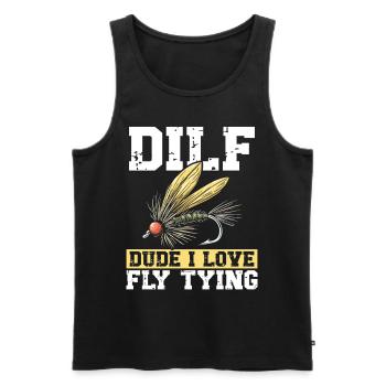 Fly Tying Fly Tying Fly Fishing Fly Fishing - Men's Premium Organic Tank Top - black - Front - Michal (187cm)