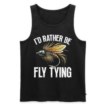 Fly Tying Fly Tying Fly Fishing Fly Fishing - Men's Premium Organic Tank Top - black - Front - Michal (187cm)