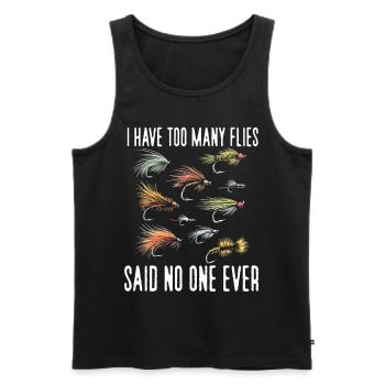 Fly Tying Fly Tying Fly Fishing Fly Fishing - Men's Premium Organic Tank Top - black - Front - Michal (187cm)