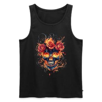 Tattoo Studio Tattoo Artist Tattoo Ideen - Männer Premium Bio Tank Top - Schwarz - Vorne - AI Model Male 178 light (178cm)