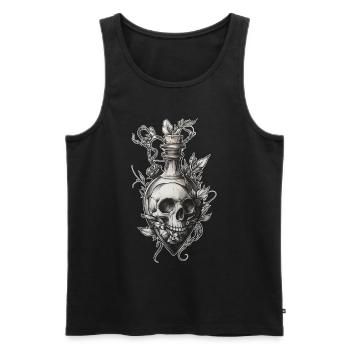 Tattoo Studio Tattoo Artist Tattoo Ideen - Männer Premium Bio Tank Top - Schwarz - Vorne - AI Model Male 178 light (178cm)