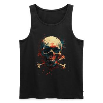 Tattoo Studio Tattoo Artist Tattoo Ideen - Männer Premium Bio Tank Top - Schwarz - Vorne - AI Model Male 178 light (178cm)