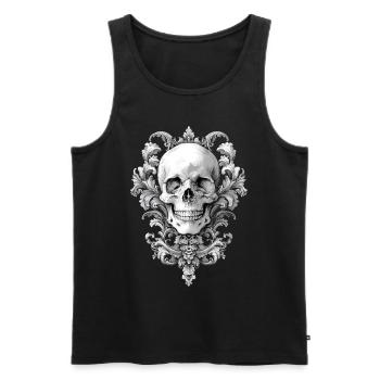 Tattoo Studio Tattoo Artist Tattoo Ideas - Men's Premium Organic Tank Top - black - Front - AI Model Male 178 light (178cm)