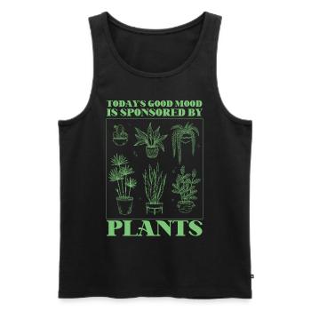 Plant Lover Gardening Today's Good - Männer Premium Bio Tank Top - Schwarz - Vorne - Michal (187cm)