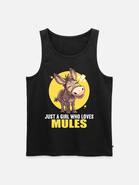 Mules Mule - Men's Premium Organic Tank Top - black