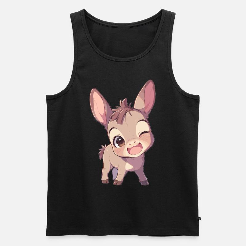 Maultiere Maultier - Männer Premium Bio Tank Top - Schwarz