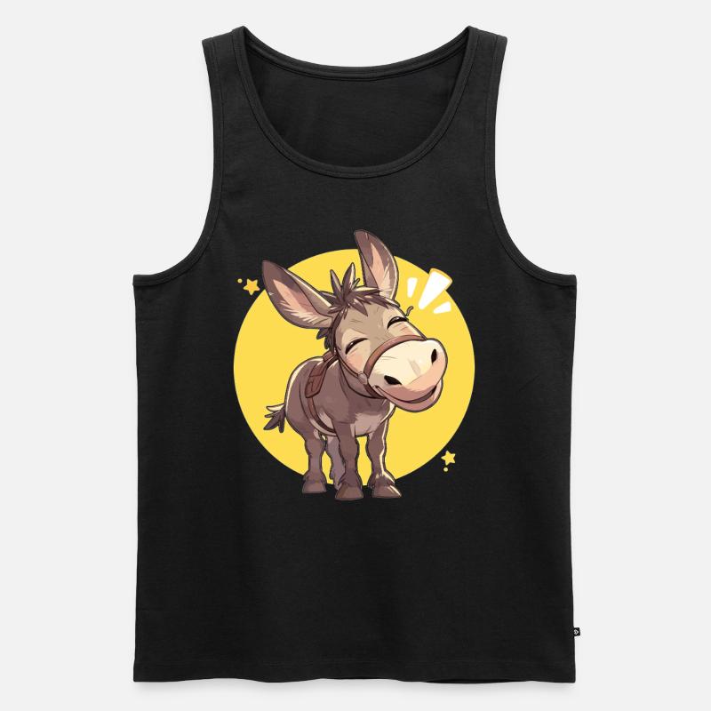 Maultiere Maultier - Männer Premium Bio Tank Top - Schwarz