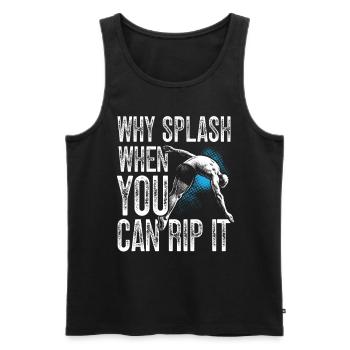 Springboard Diving Diving Diving Divers - Men's Premium Organic Tank Top - black - Front - AI Model Male 178 light (178cm)