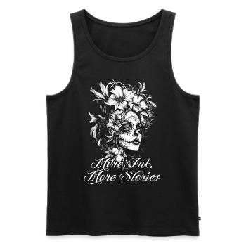 Tattoo Studio Tattoo Artist Tattoo Ideen - Männer Premium Bio Tank Top - Schwarz - Vorne - AI Model Male 178 light (178cm)
