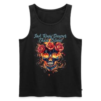 Tattoo Studio Tattoo Artist Tattoo Ideen - Männer Premium Bio Tank Top - Schwarz - Vorne - AI Model Male 178 light (178cm)