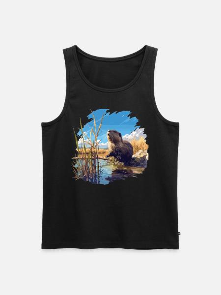 Muskrats Muskrat - Men's Premium Organic Tank Top - black