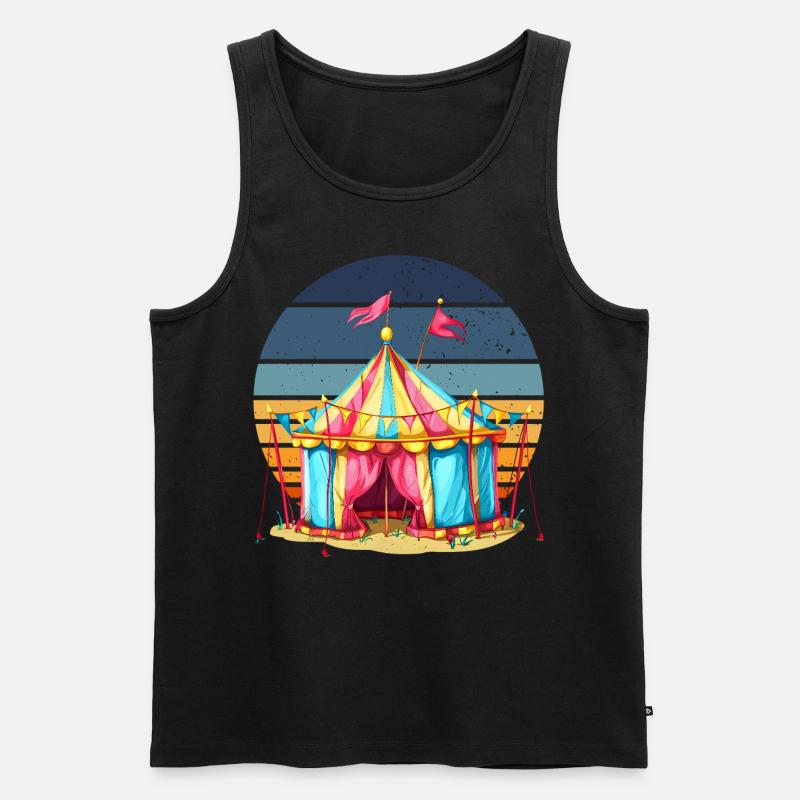 Zircus - Männer Premium Bio Tank Top - Schwarz