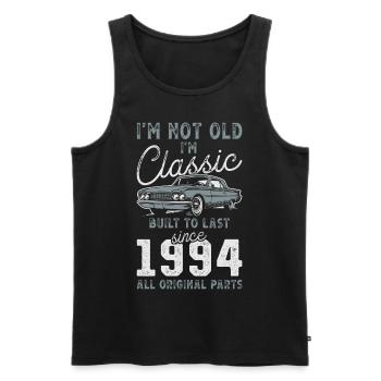 Born 1994 Birthday Classic Car - Men's Premium Organic Tank Top - black - Front - Michal (187cm)