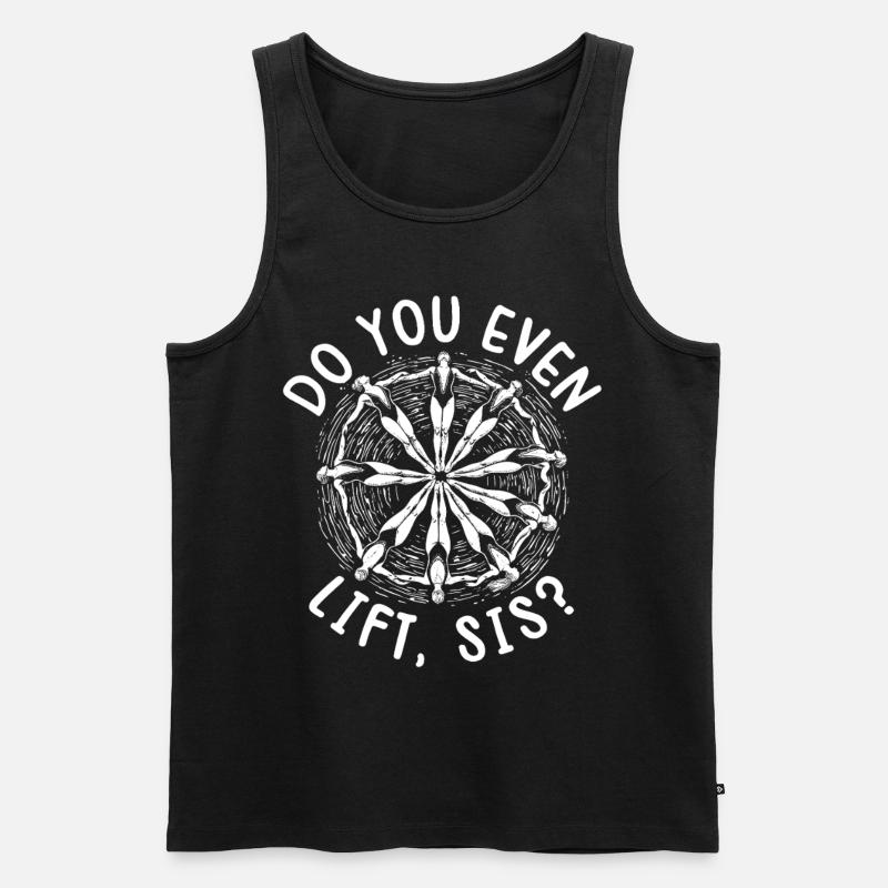 Synchronschwimmen Synchro Schwimmer - Männer Premium Bio Tank Top - Schwarz