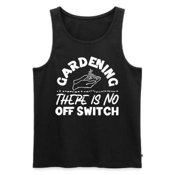 Plant Lover Gardening Gardening - Männer Premium Bio Tank Top - Schwarz - Vorne - Michal (187cm)