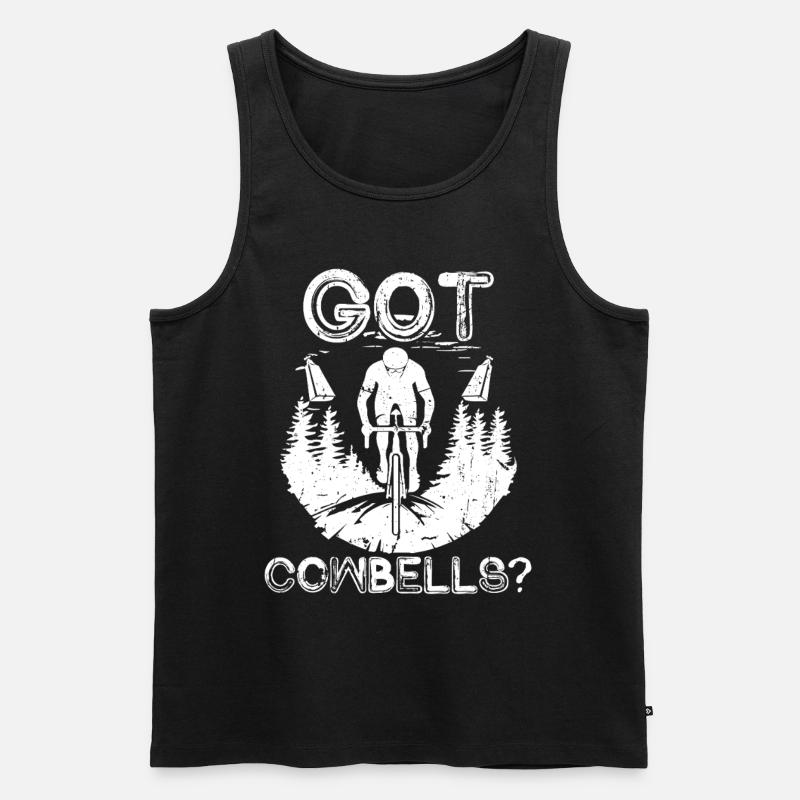 Cyclocross Got Cowbells? - Männer Premium Bio Tank Top - Schwarz