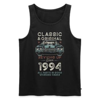 Geboren 1994 Geburtstag Oldtimer - Männer Premium Bio Tank Top - Schwarz - Vorne - AI Model Male 178 light (178cm)