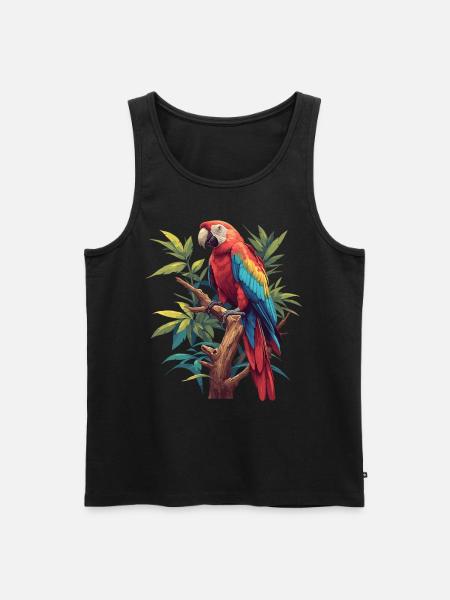 Parrot Parrot Parrot - Men's Premium Organic Tank Top - black