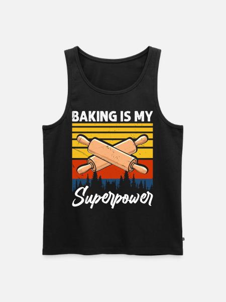 Baking Baker Bakery - Men's Premium Organic Tank Top - black