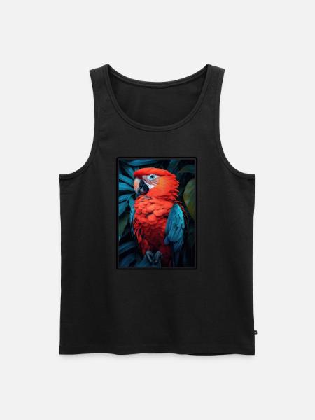 Parrot Parrot Parrot - Men's Premium Organic Tank Top - black